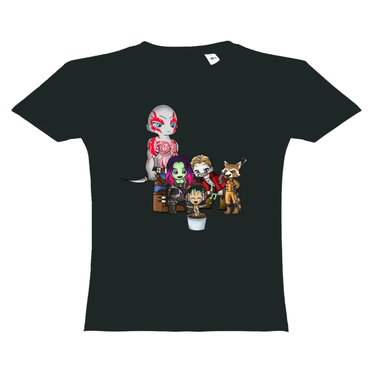 Camiseta Guardianes De La Galaxia 2 Negro Camiseta Guardianes De La Galaxia 2