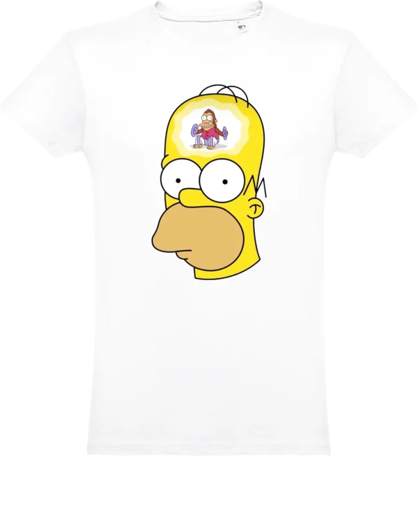 camiseta estampada los simpson homero